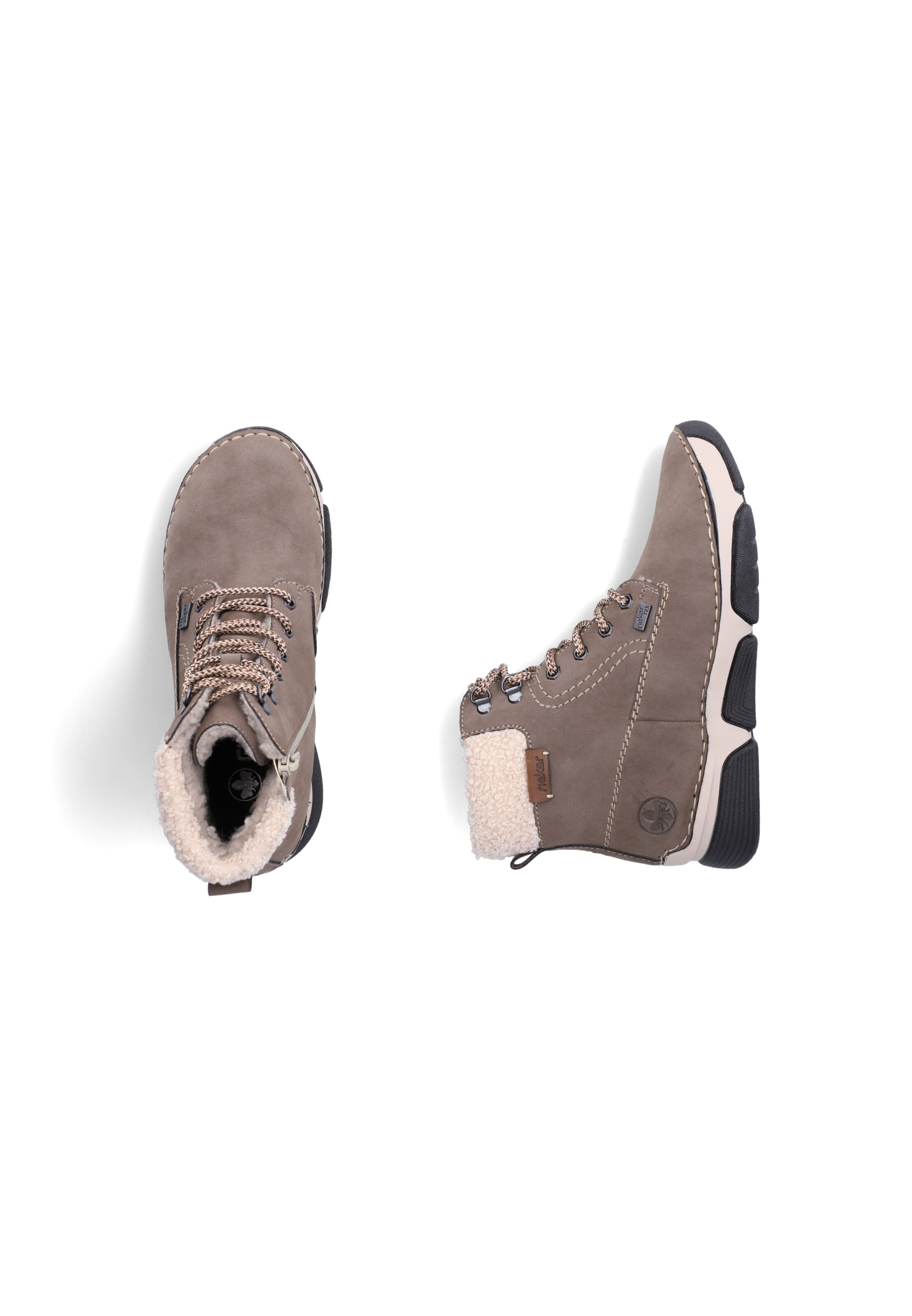 Bottes à lacets ' 45925 ' Rieker en beige