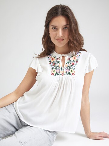 VILA Blouse 'VIMESA' in White: front