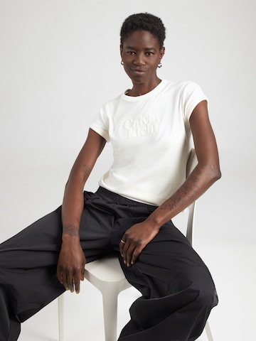 Calvin Klein Футболка в Белый: спереди