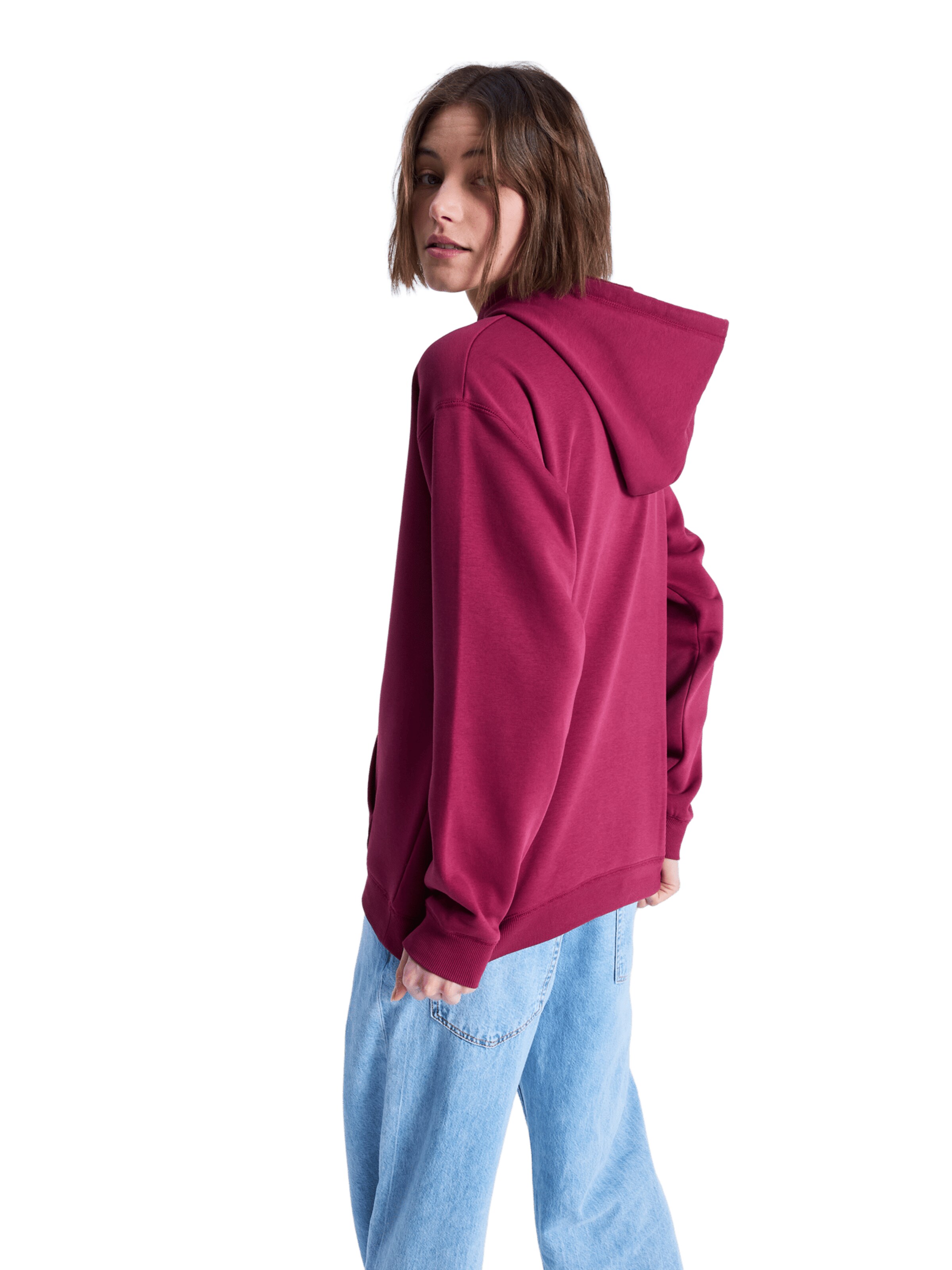 ROXY Sweatshirt 'Surf Stoked Brushed Art' in Red