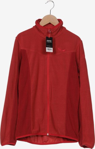 SALEWA Sweatshirt & Zip-Up Hoodie in S in Red: front