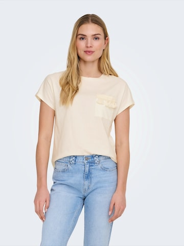 JDY Shirt 'JDYILSE' in Wit: voorkant