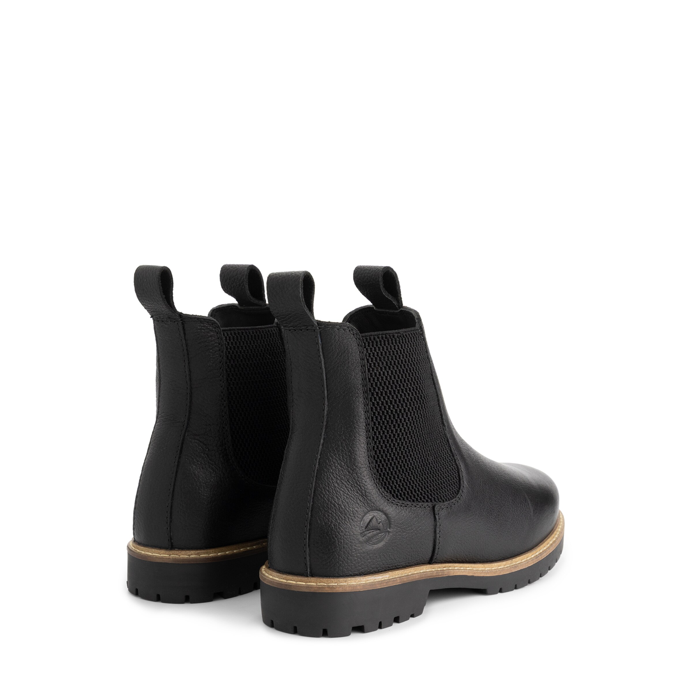 Travelin Chelsea boots 'Romstad' in Zwart