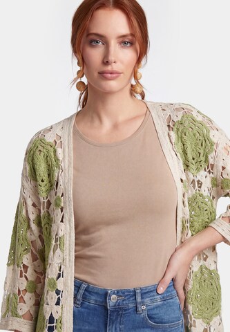 Manteau en tricot 'Resortwear' usha FESTIVAL en vert