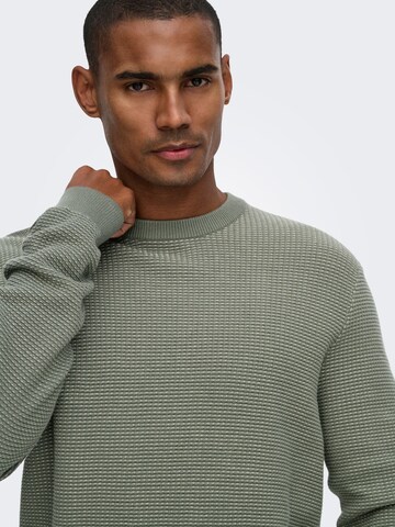 Only & Sons Trui 'ONSDave' in Groen