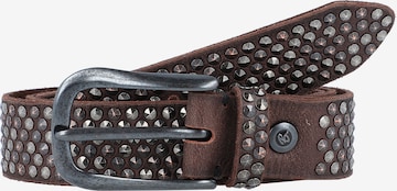 Ceinture b.belt Handmade in Germany en marron : devant