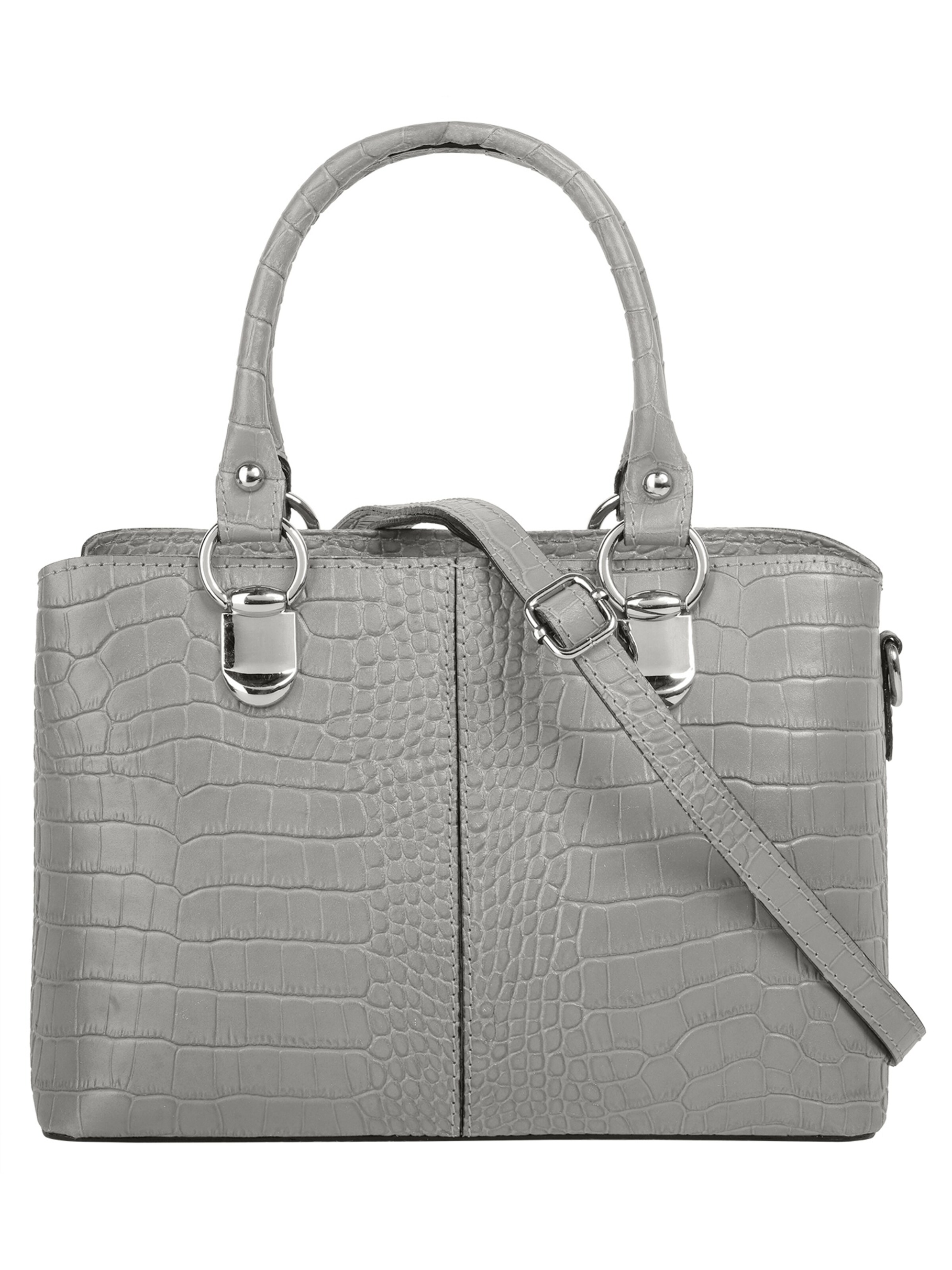 Cluty Crossbody Bag in Grey: front