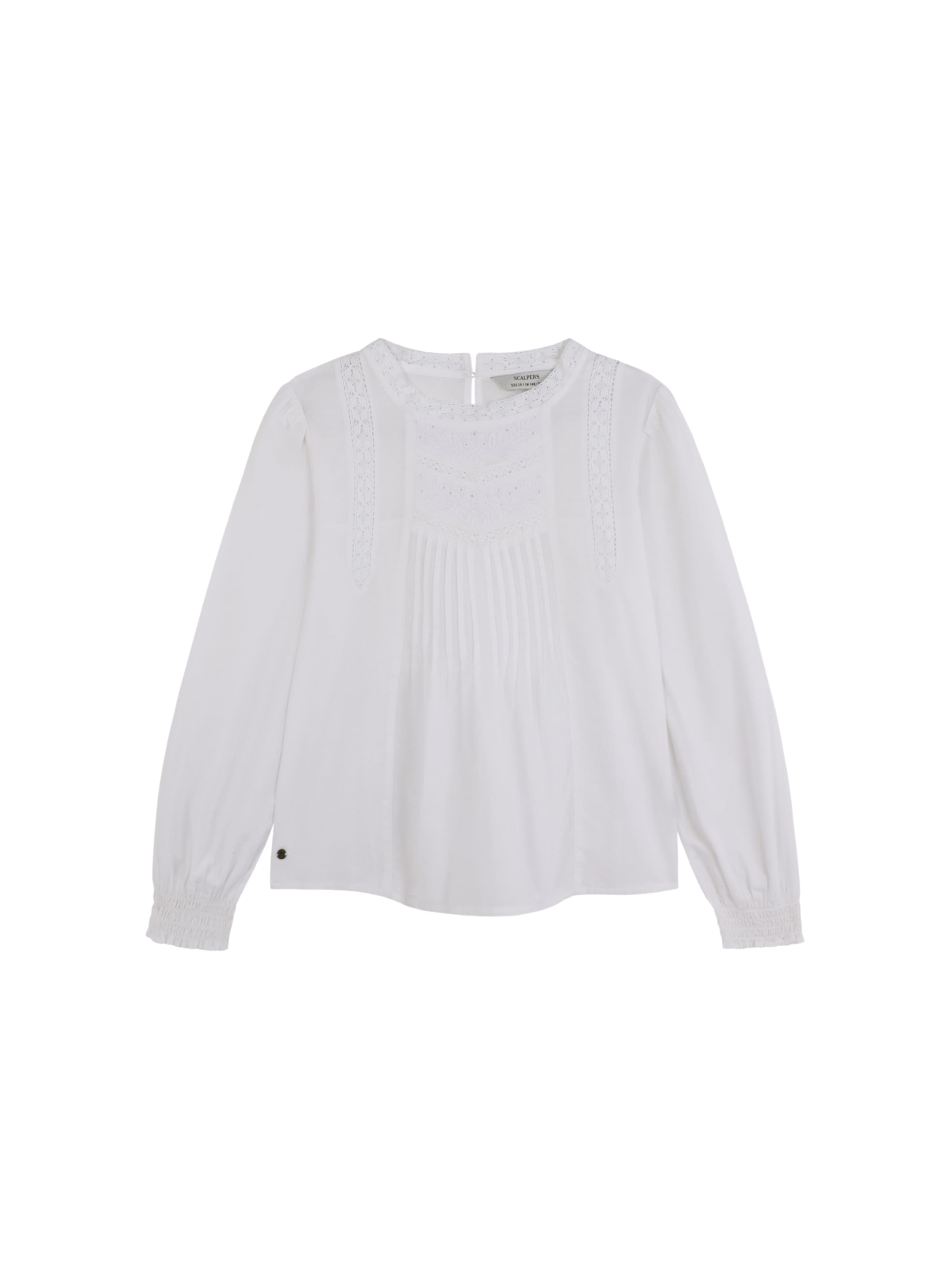 Scalpers Regular Fit Skjorte ' ' i hvid: forside