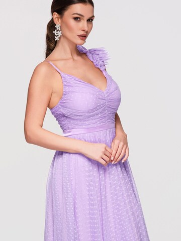 Ombre Kleid‌ in Lila