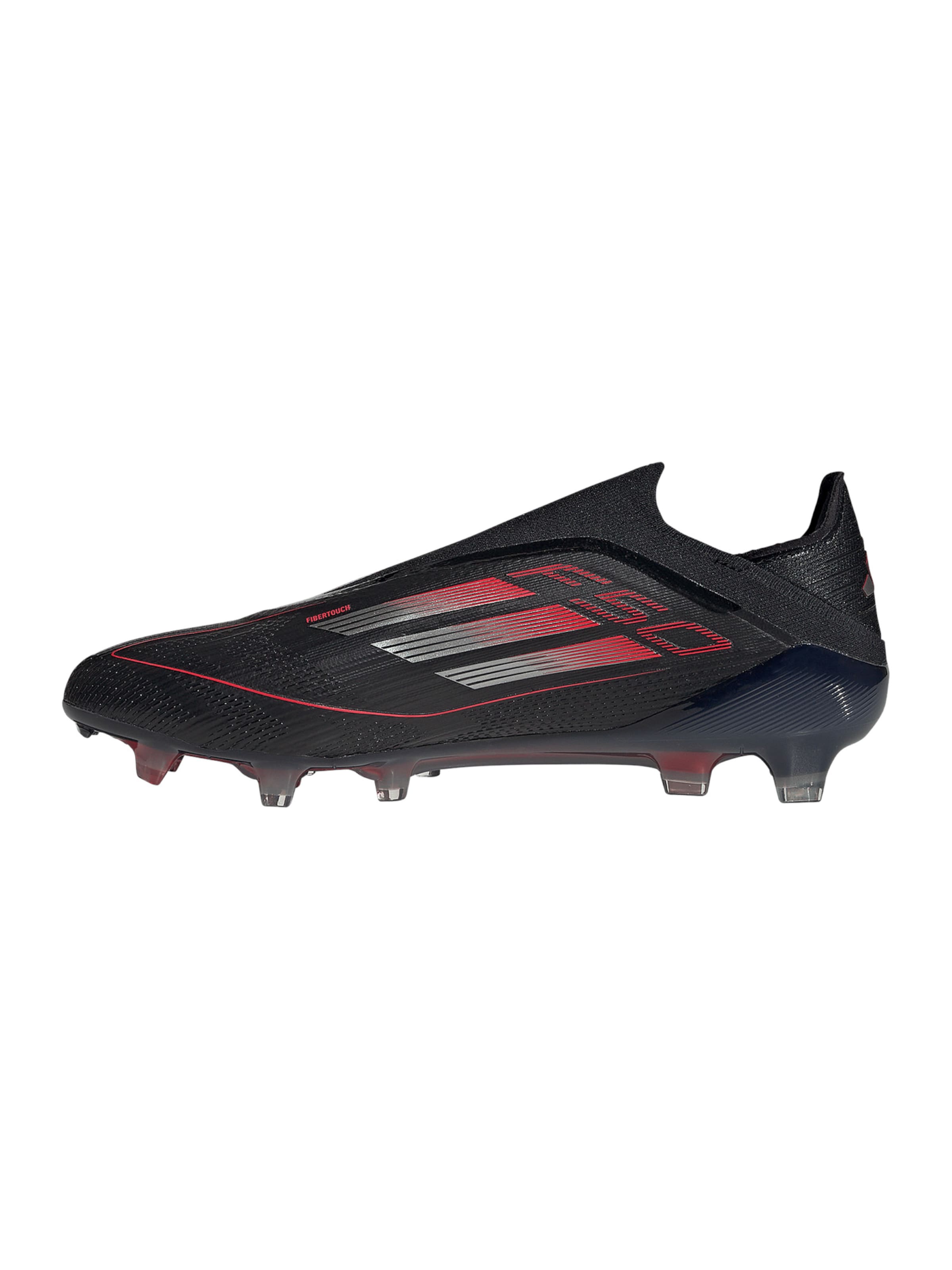 ADIDAS PERFORMANCE Chaussure de foot 'F50 Elite' en gris argenté / rouge / noir, Vue avec produit