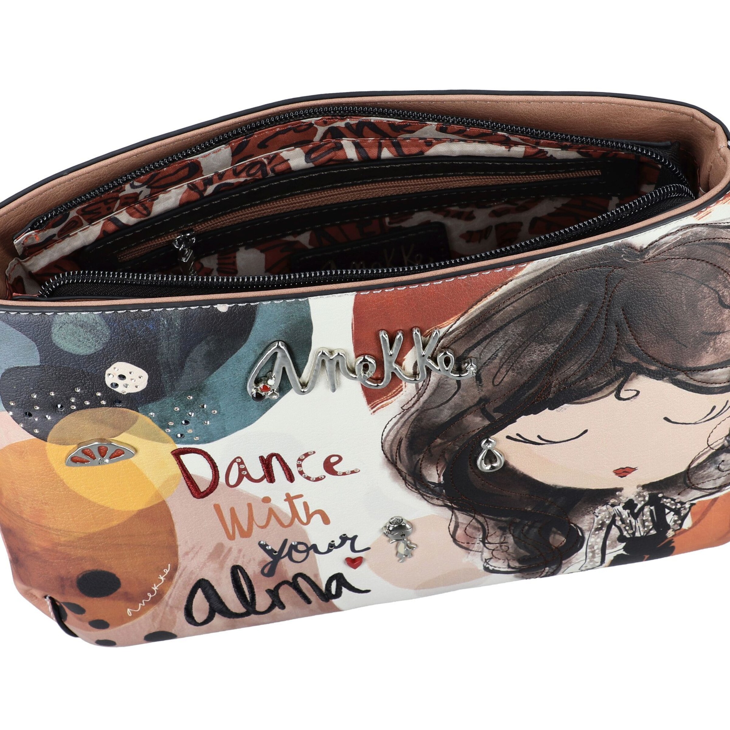 Anekke Schultertasche in Schwarz