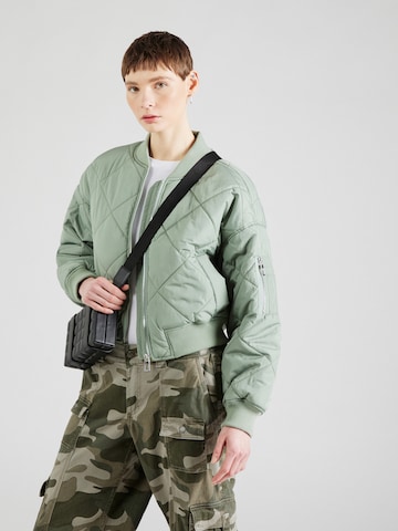 Veste mi-saison 'VIOLA' ONLY en vert : devant