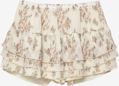 Pull&Bear Sukně - tělová / pastelově žlutá / zelená / oranžová, Produkt