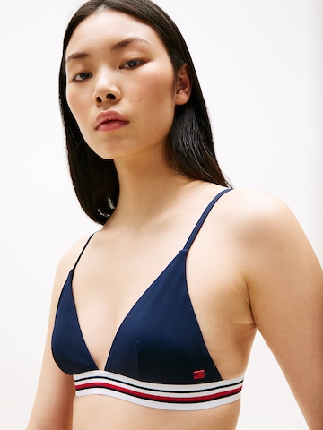Tommy Hilfiger Underwear Triangel Bikinitop in Blau
