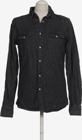 INDICODE JEANS Button Up Shirt in M in Grey: front