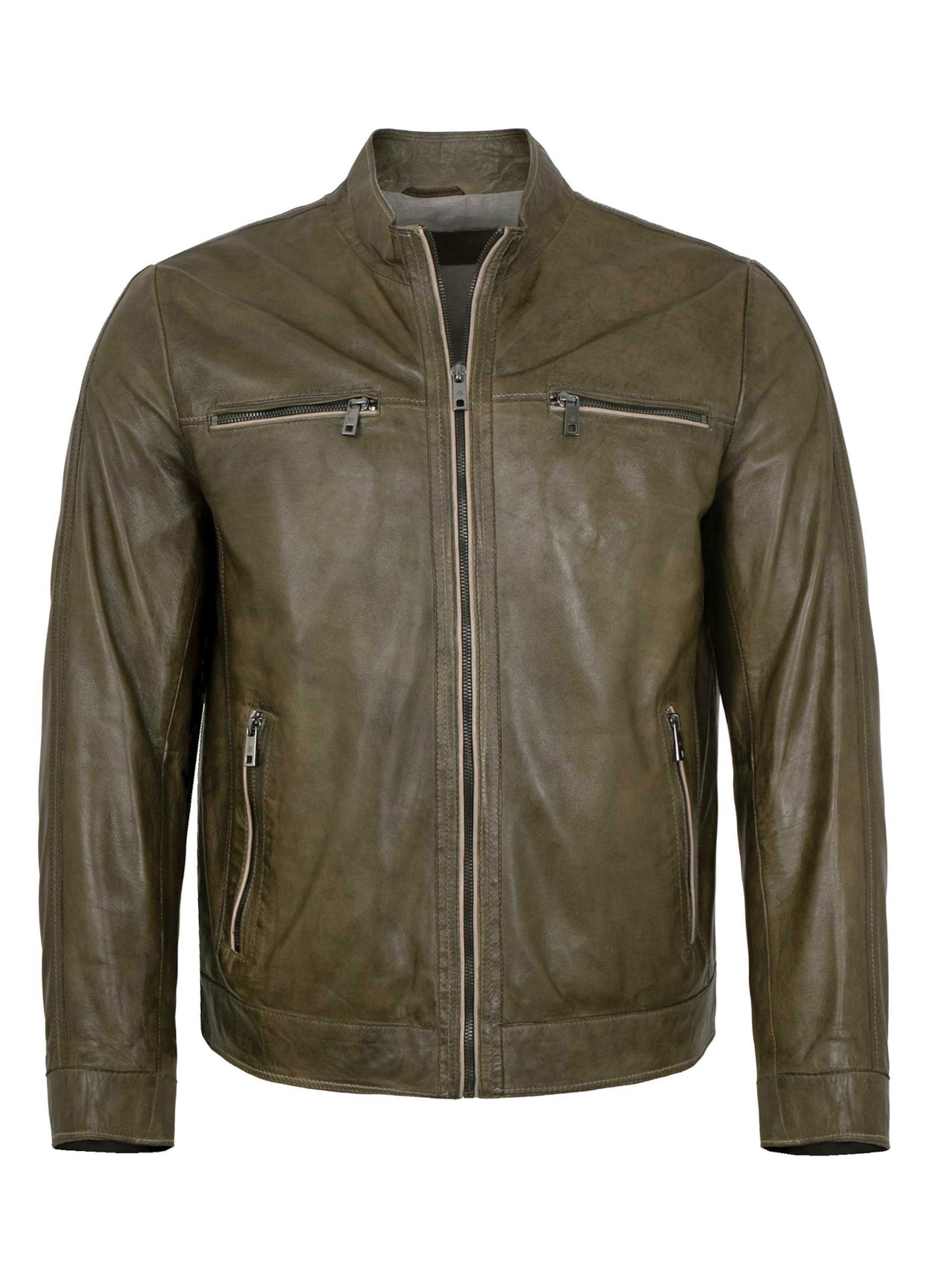 MILESTONE Between-Season Jacket 'MSEthan' in Green: front