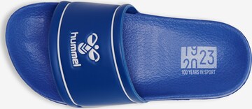 Hummel Badeschuh  POOL SLIDE' in Blau