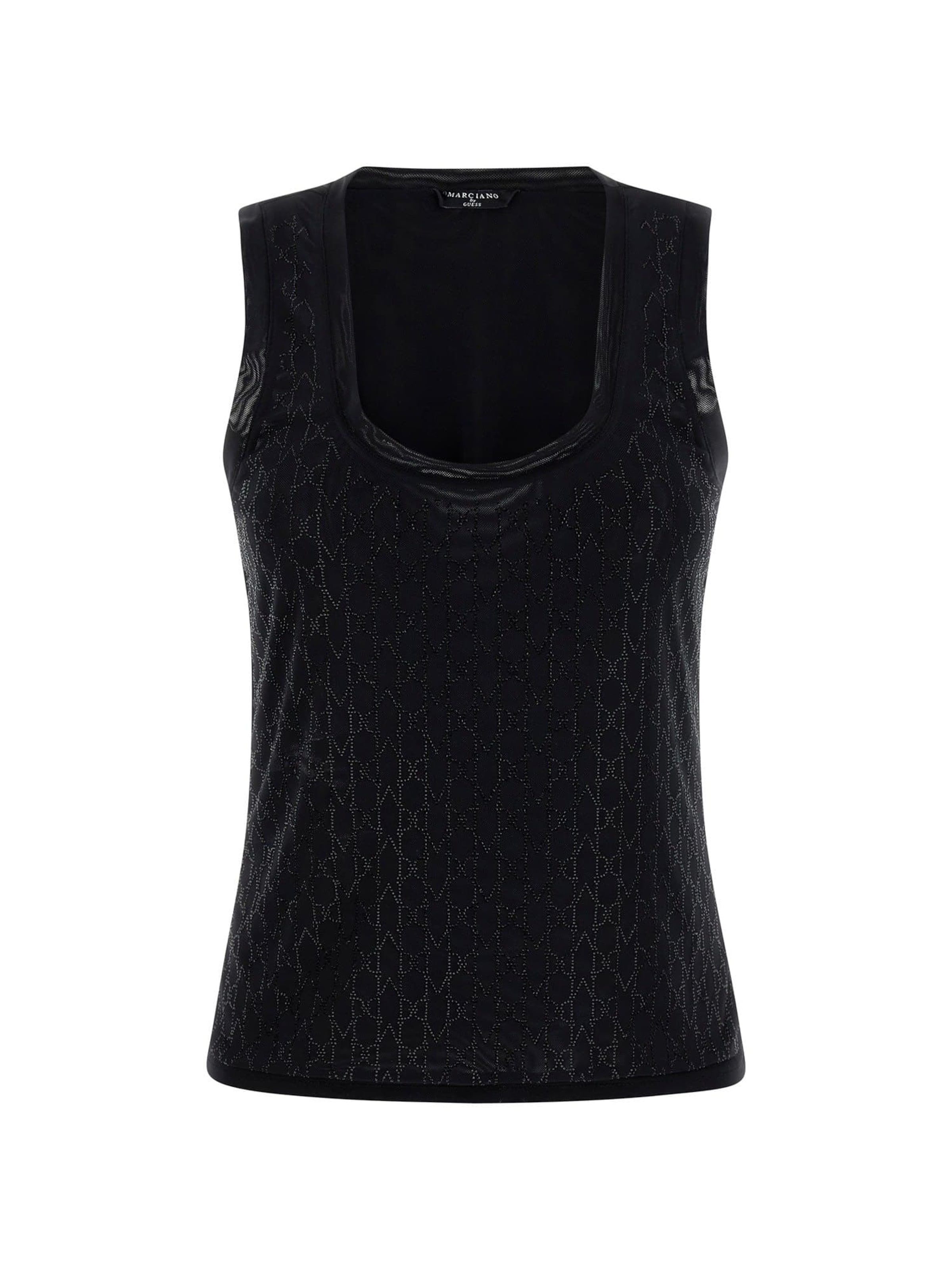 MARCIANO LOS ANGELES Top in Black: front