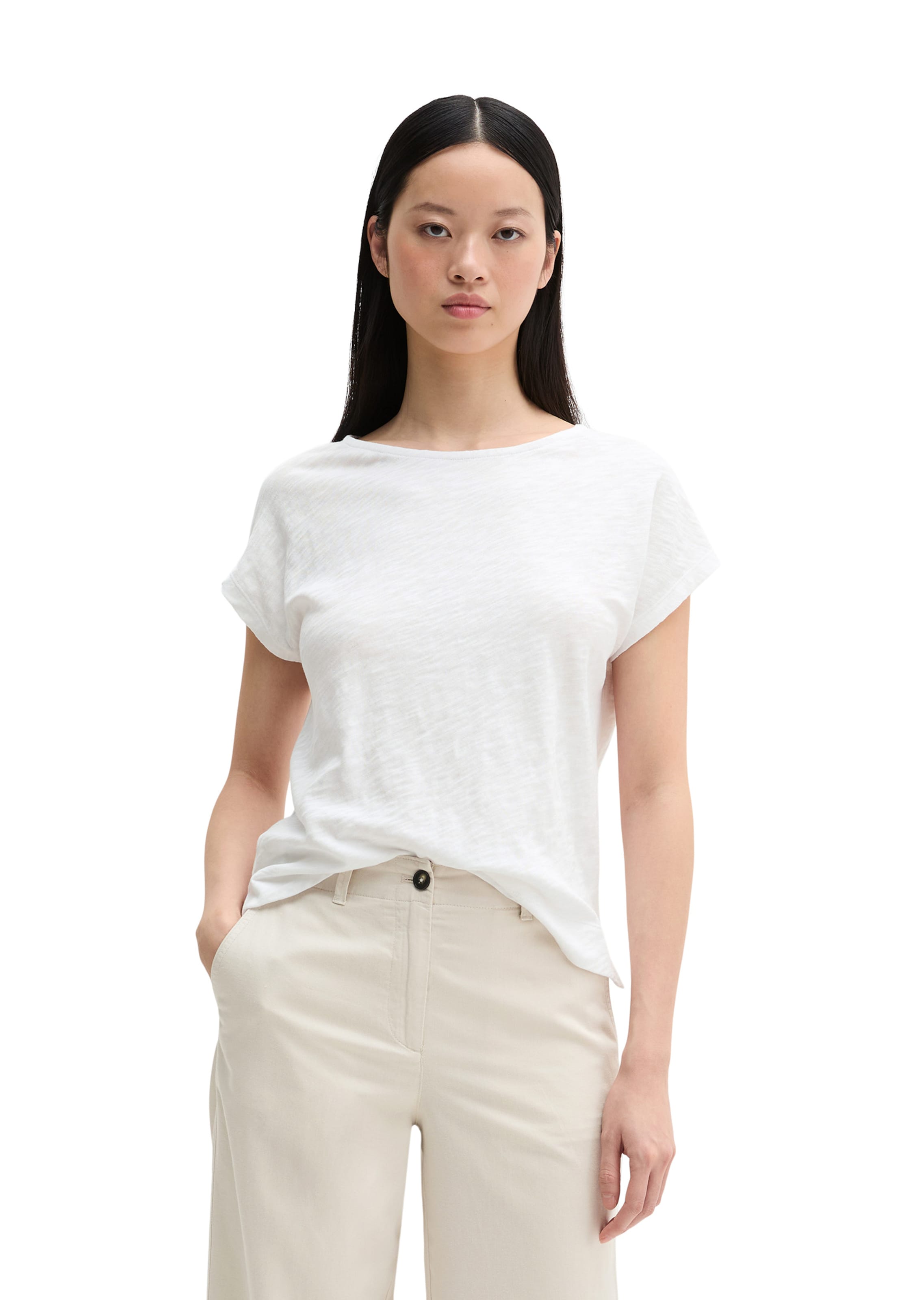 Marc O'Polo T-Shirt in Weiß: Vorderseite