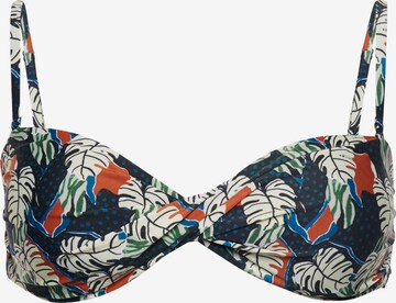 žalia Superdry Bandeau Bikinio viršutinė dalis: priekis