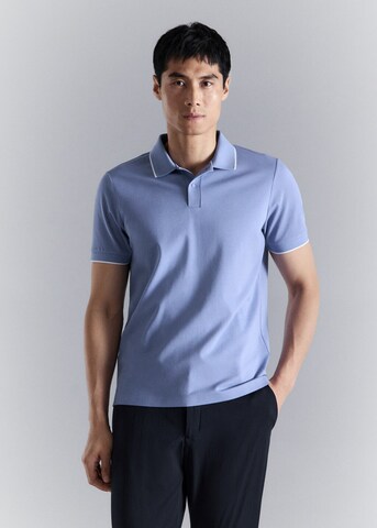 MANGO MAN Shirt 'Gardap' in Blue: front