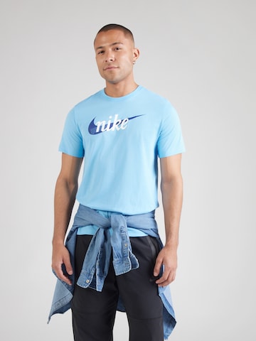 Nike Sportswear Koszulka w kolorze niebieski: przód