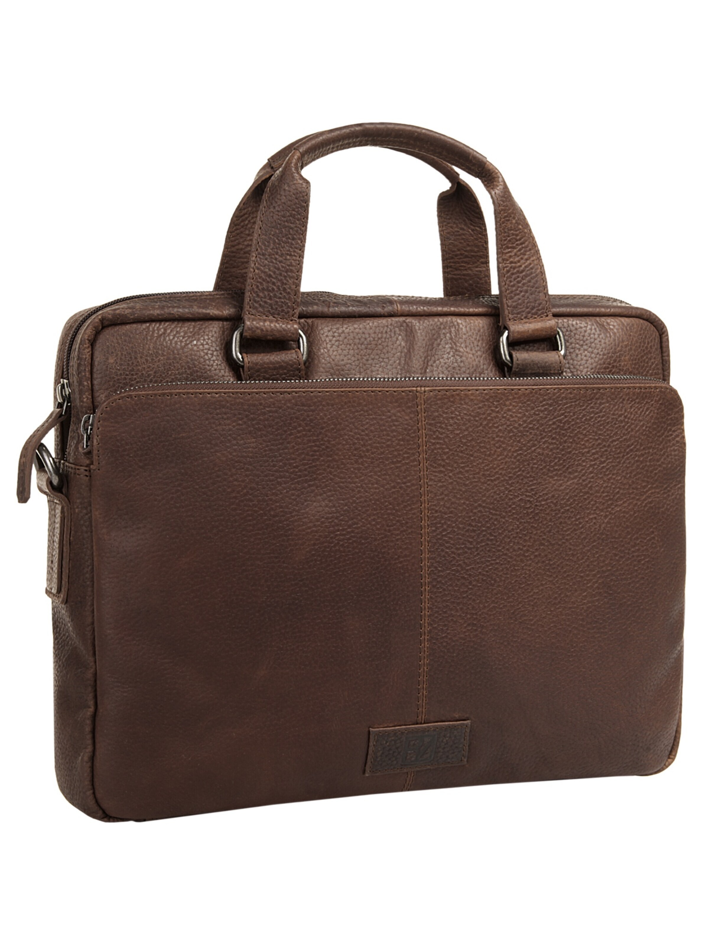 BODENSCHATZ Briefcase in Brown: front
