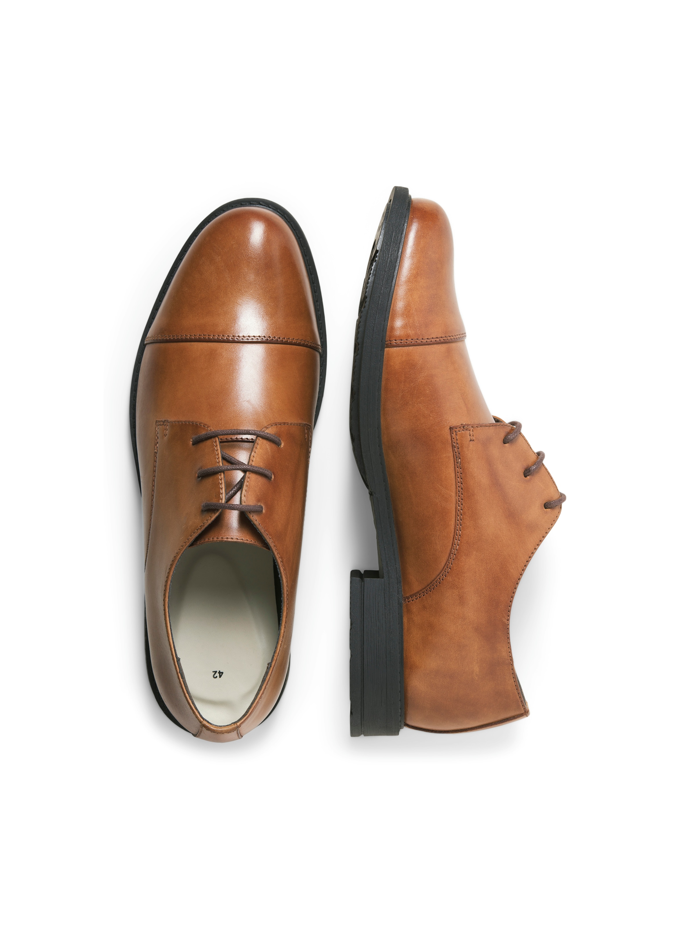 JACK & JONES Обувь на шнуровке 'JFWOSLO' в Коричневый