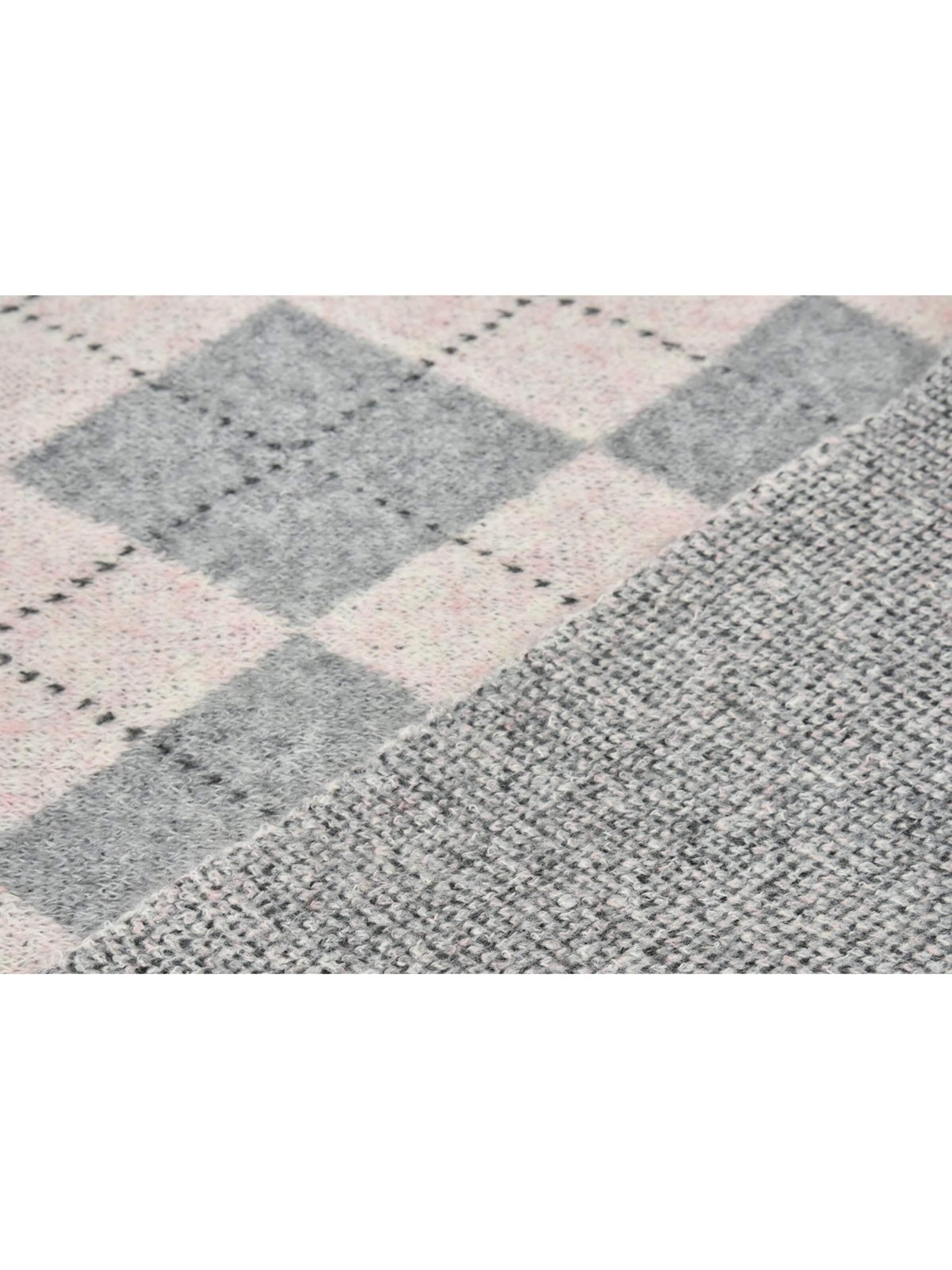 styleBREAKER Tuch 'Strick Dreieckstuch mit Argyle Muster & Wendeseite'‌‌‌‌‌‌ in Pink