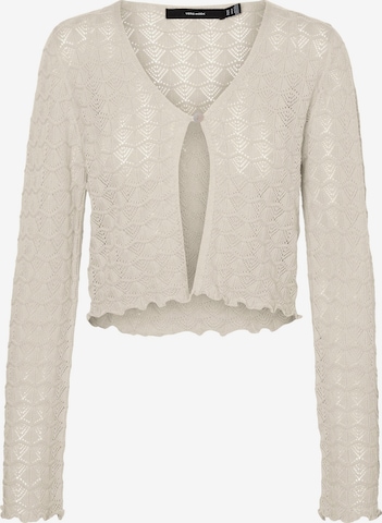 VERO MODA Knit Cardigan in Beige: front