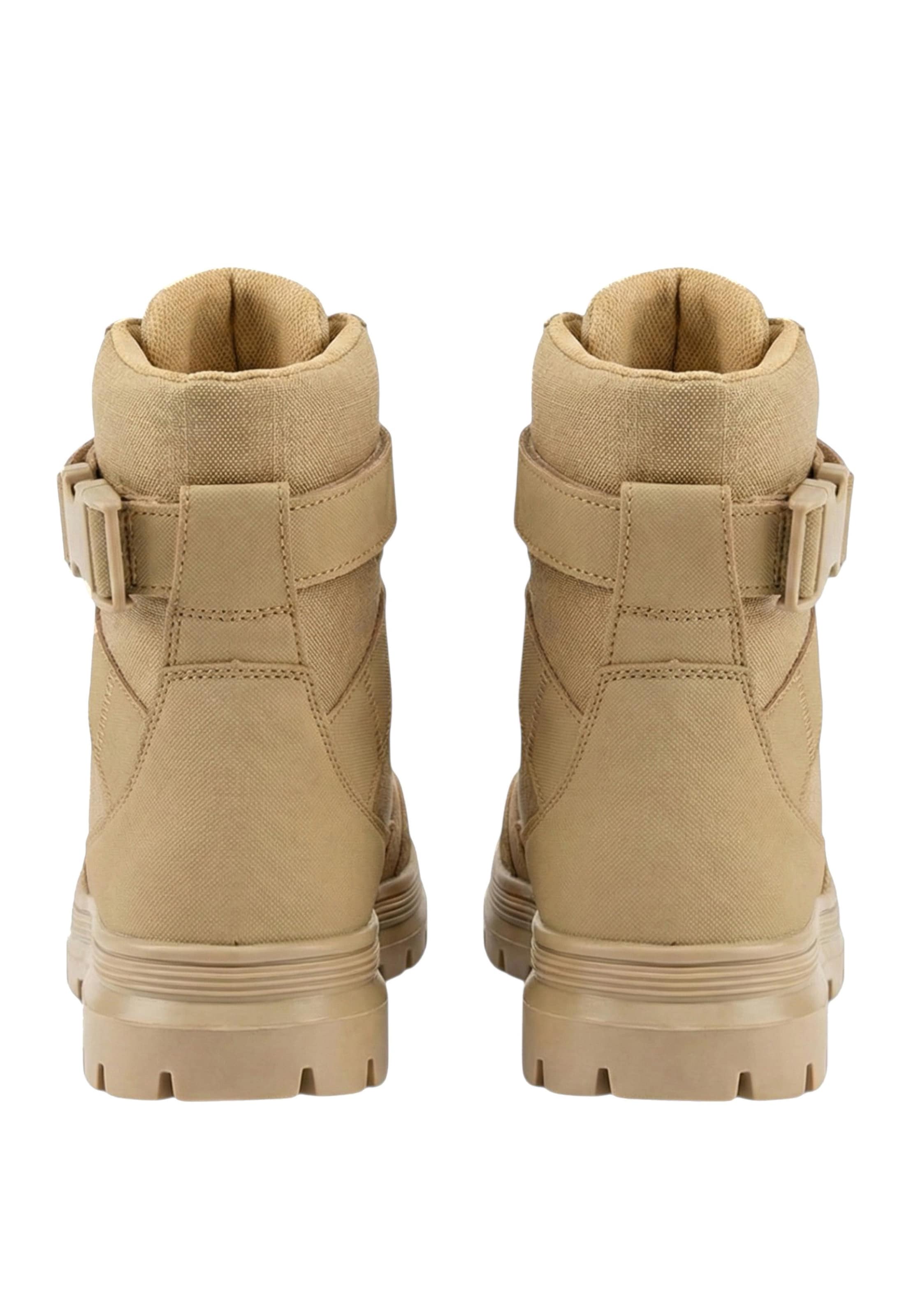 Brandit Schnürstiefelette in Beige