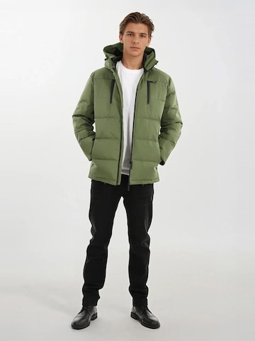 Arctic Seven Winterjas 'AS455' in Groen