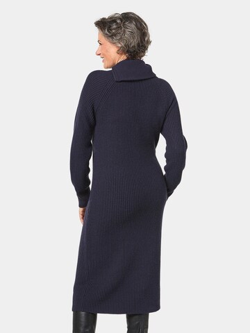 Goldner Knitted dress in Blue