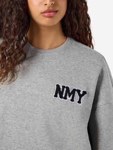 Noisy may - Sudadera 'NMBelieve' en gris