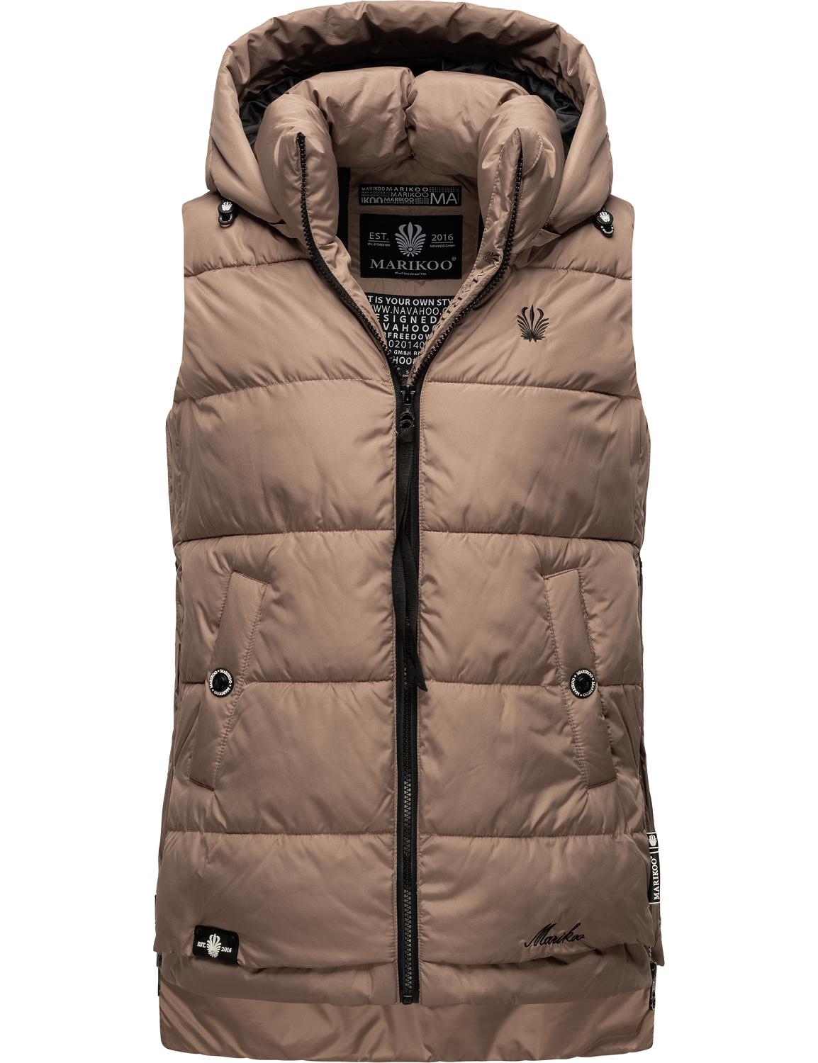 Giacche kXrnX MARIKOO Gilet Zarinaa in Marrone Giacche kXrnX MARIKOO Gilet Zarinaa in Marrone