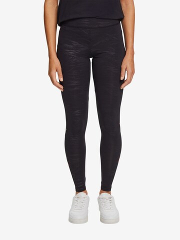 ESPRIT Skinny Sportbroek in Zwart: voorkant