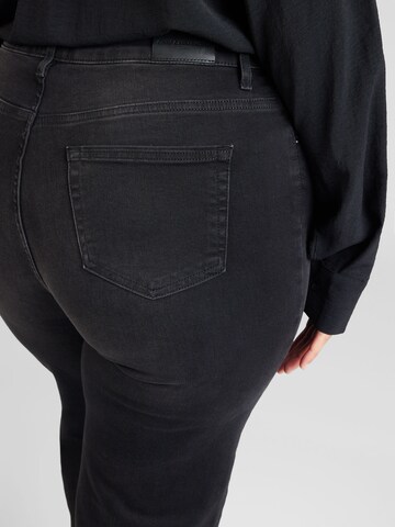 ONLY Carmakoma Tapered Jeans 'Willy' i sort