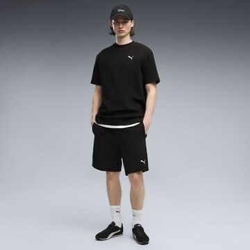 Loosefit Pantalon de sport 'Essentials Elevated' PUMA en noir