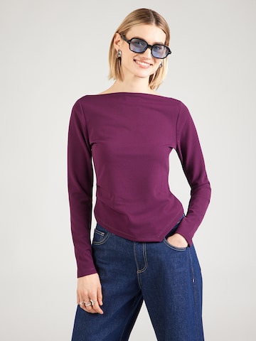 ABOUT YOU Tričko 'Sybille' – fialová: přední strana