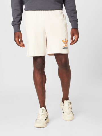 Regular Pantalon 'Graphic Fun' ADIDAS ORIGINALS en beige : devant