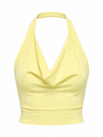 Ethiquet Top 'Crop Top' - sárga