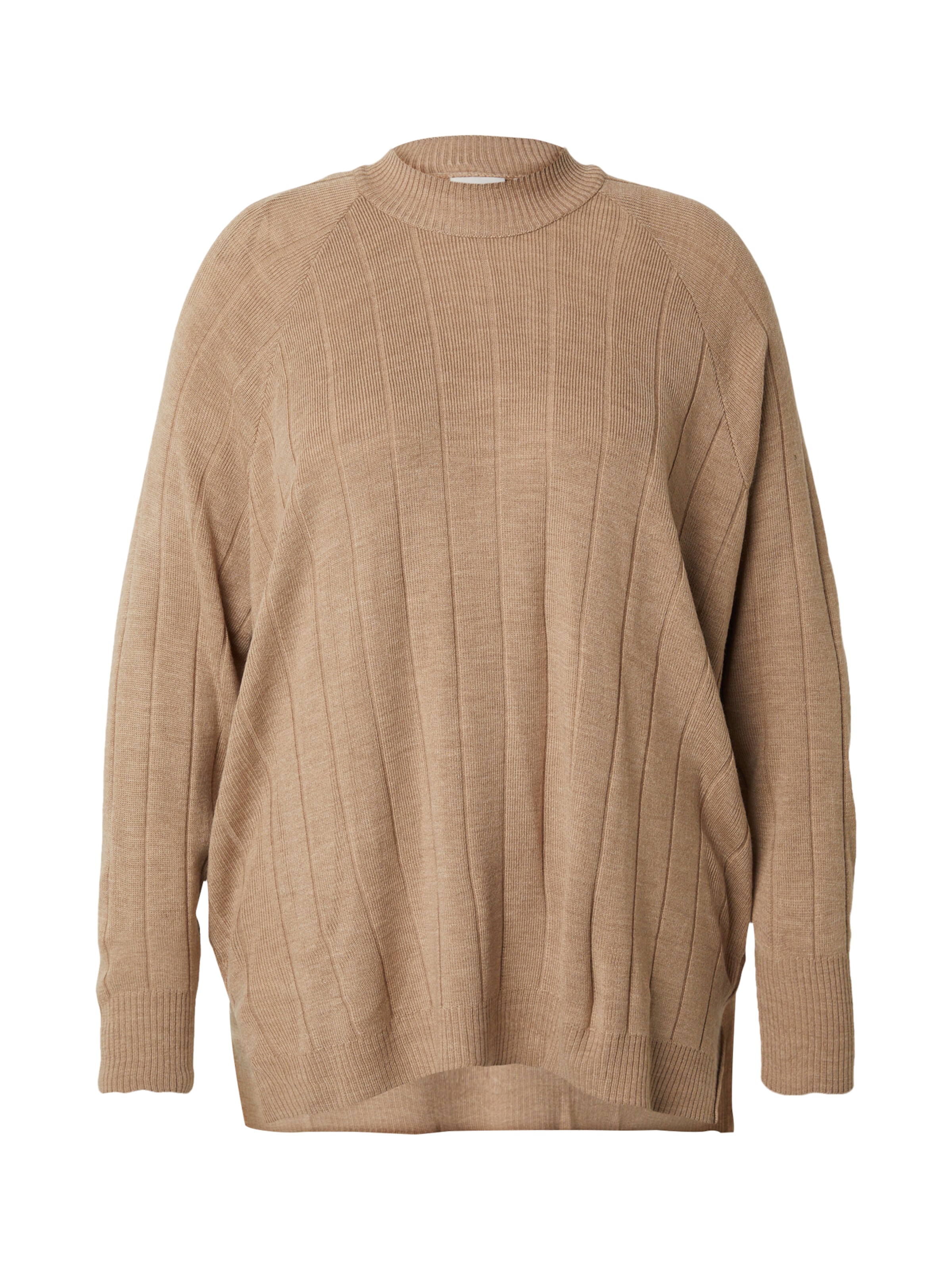 Pull-over 'CARTess' ONLY Carmakoma en marron : devant