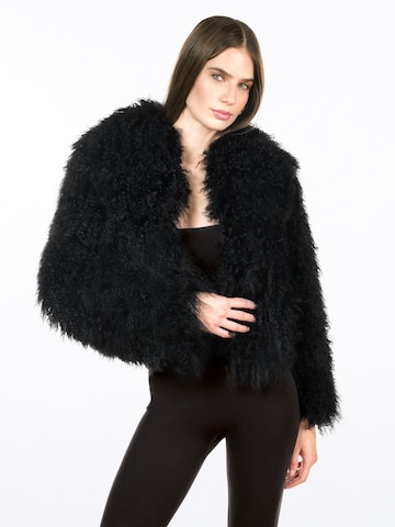WeLoveFurs Winterjacke 'Lammfell Jacke CHLOÈ'‌‌‌‌‌‌‌‌ in Schwarz
