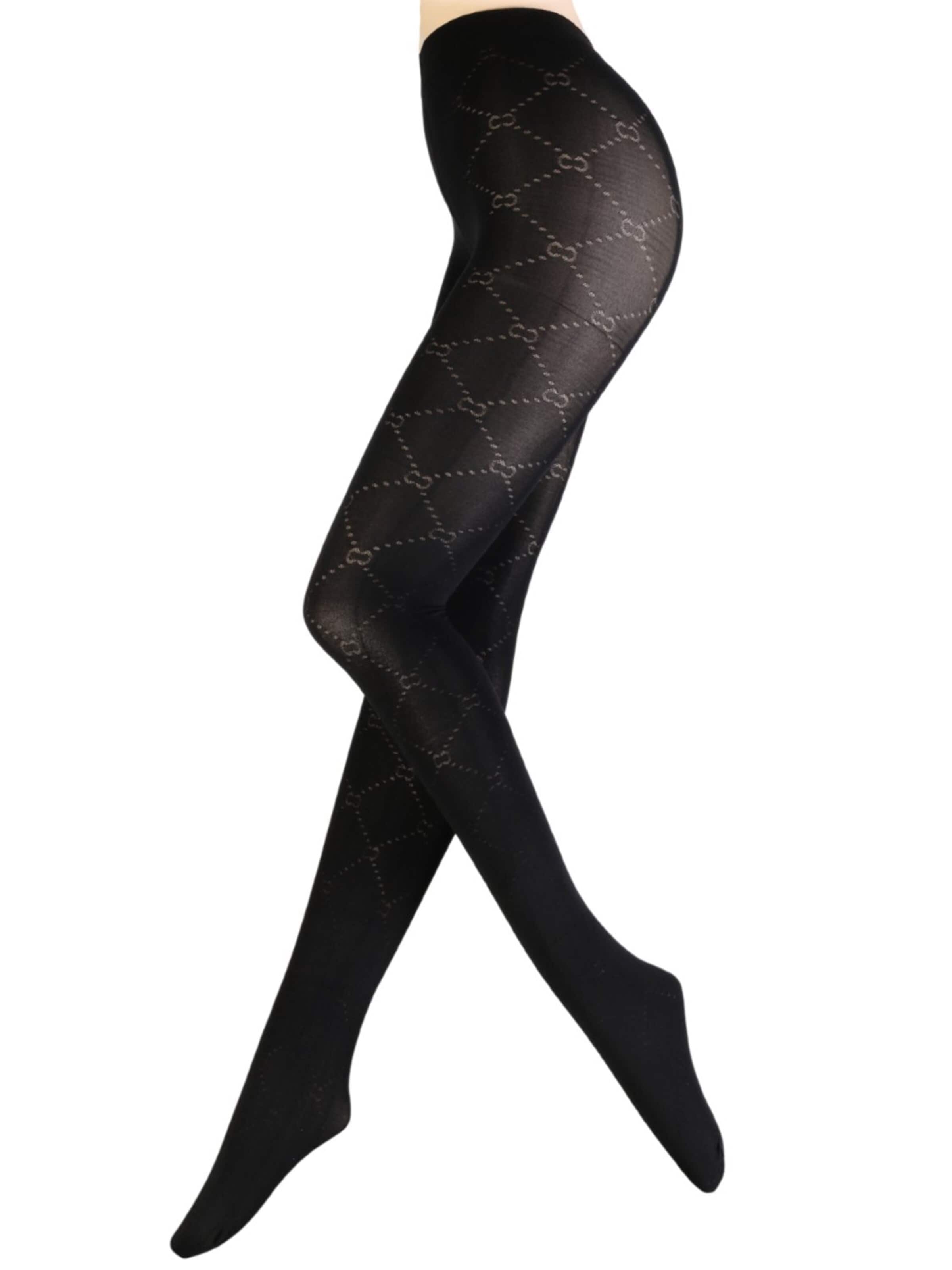 Sokisahtel - Leotardos 'SAMIRA' en negro: frente