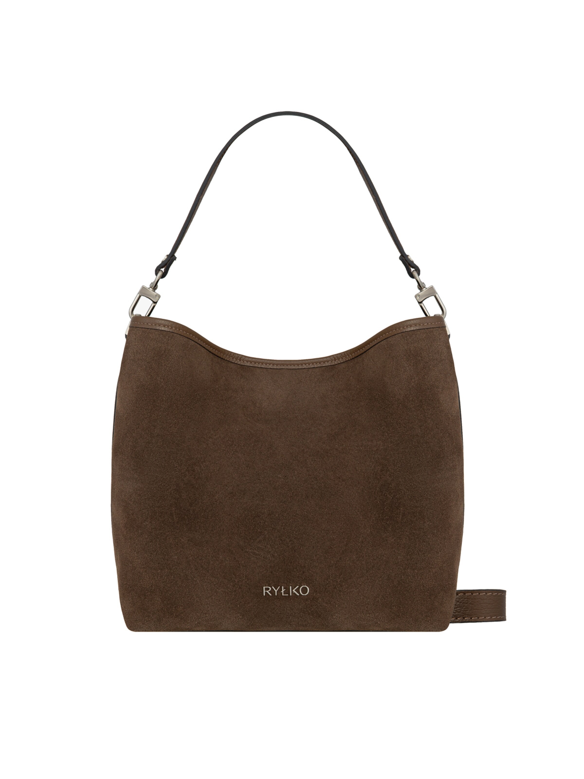 RYŁKO Válltáska - barna: elől