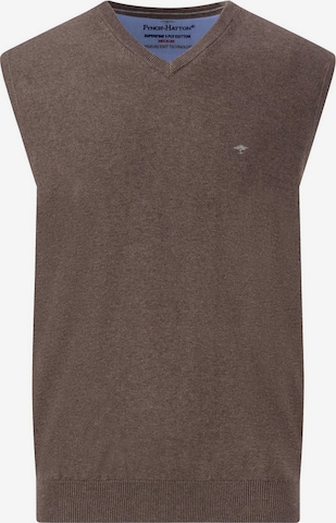 FYNCH-HATTON Sweater Vest in Brown: front