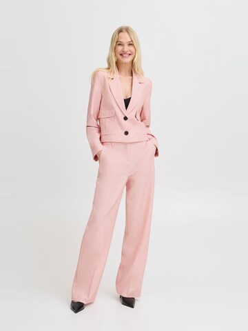 b.young Wide leg Chino ' BYDanta ' in Roze