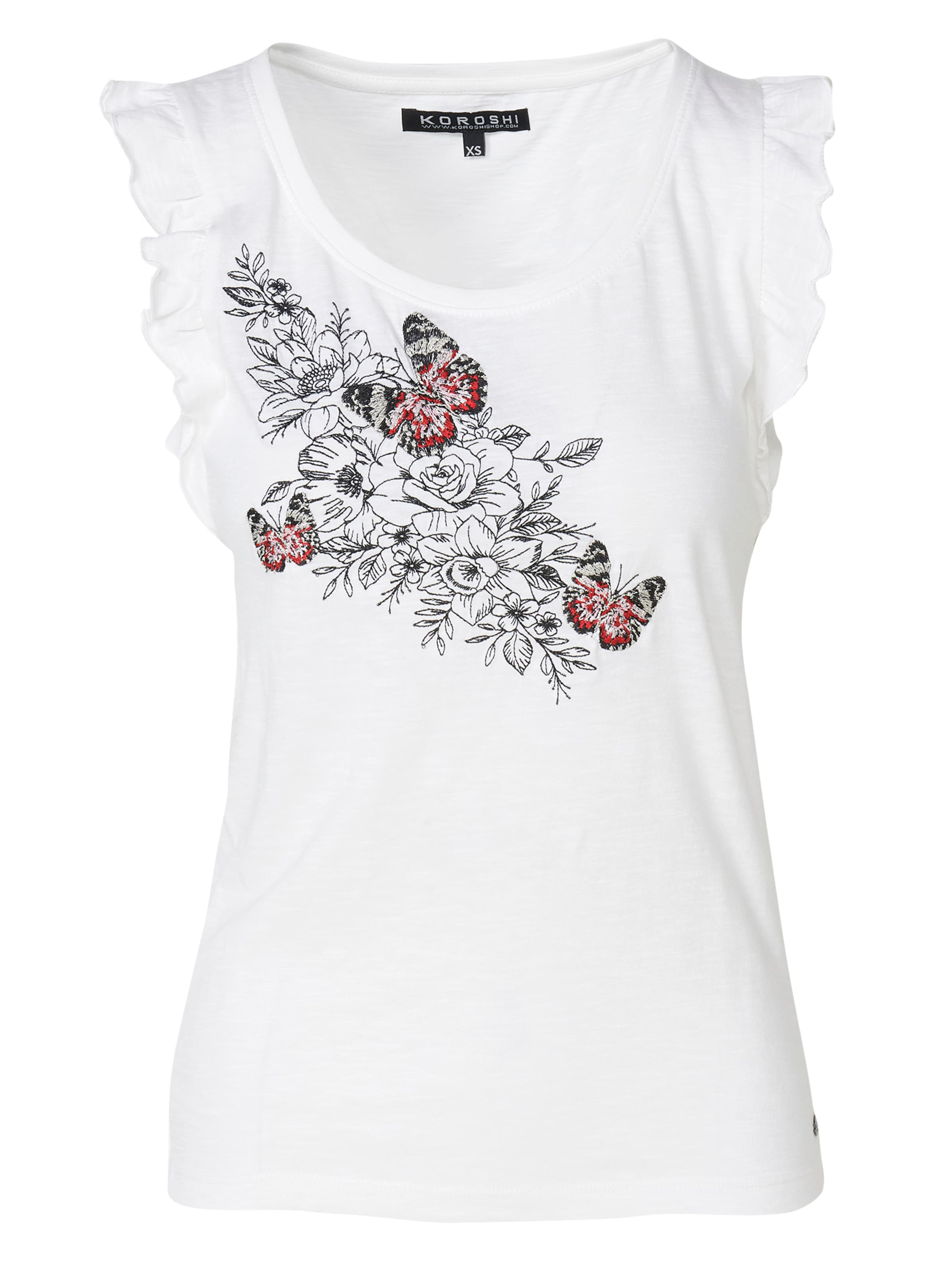 KOROSHI Topp i vit: framsida