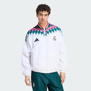 ADIDAS PERFORMANCE - Chaqueta de chándal 'Real Madrid Stadium' en blanco: frente