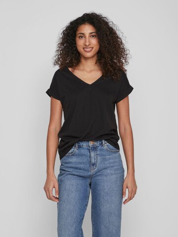 VILA Shirt 'DREAMERS' in Black: front